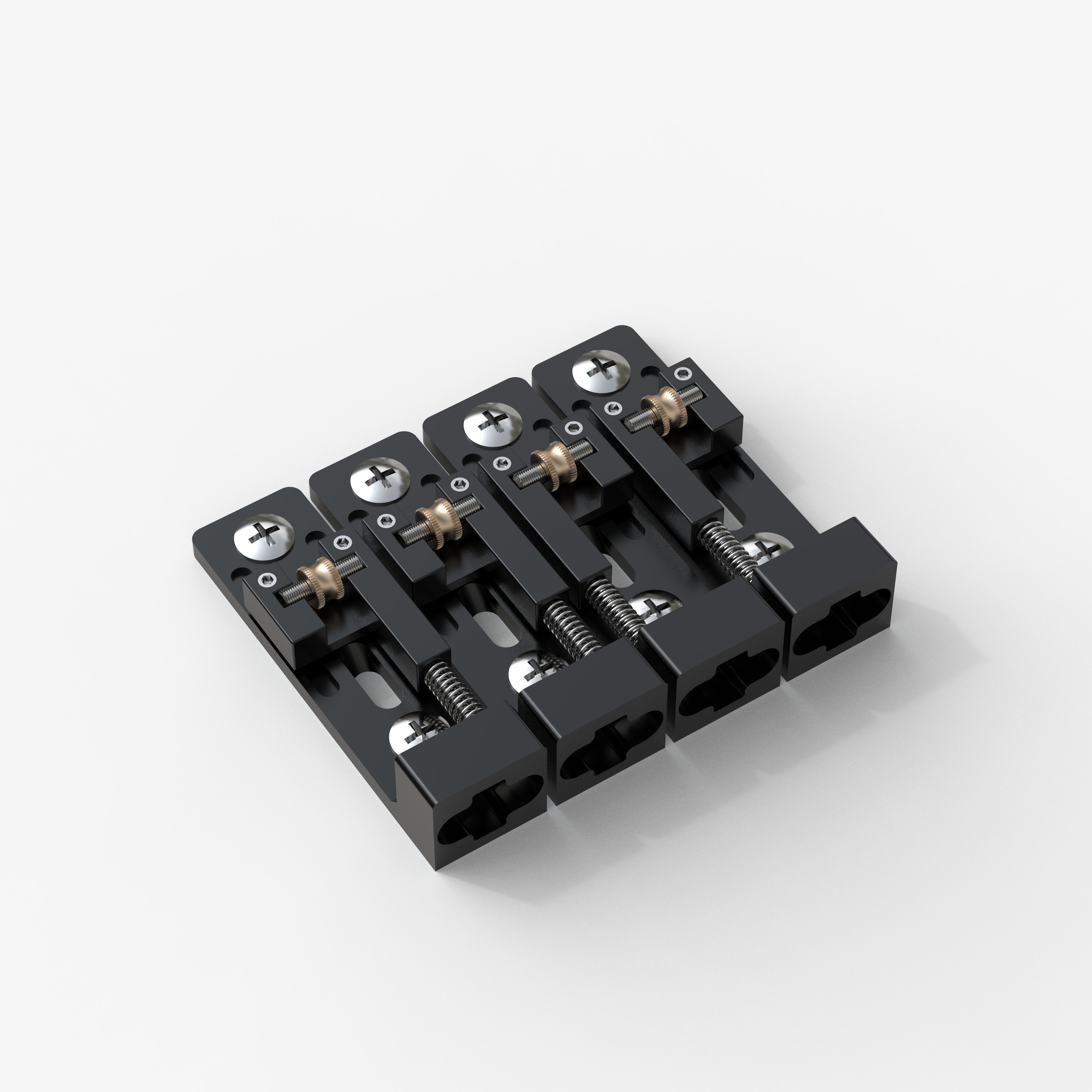 Individual Roller Bridge for 4/5-String Electric Bass Guyker