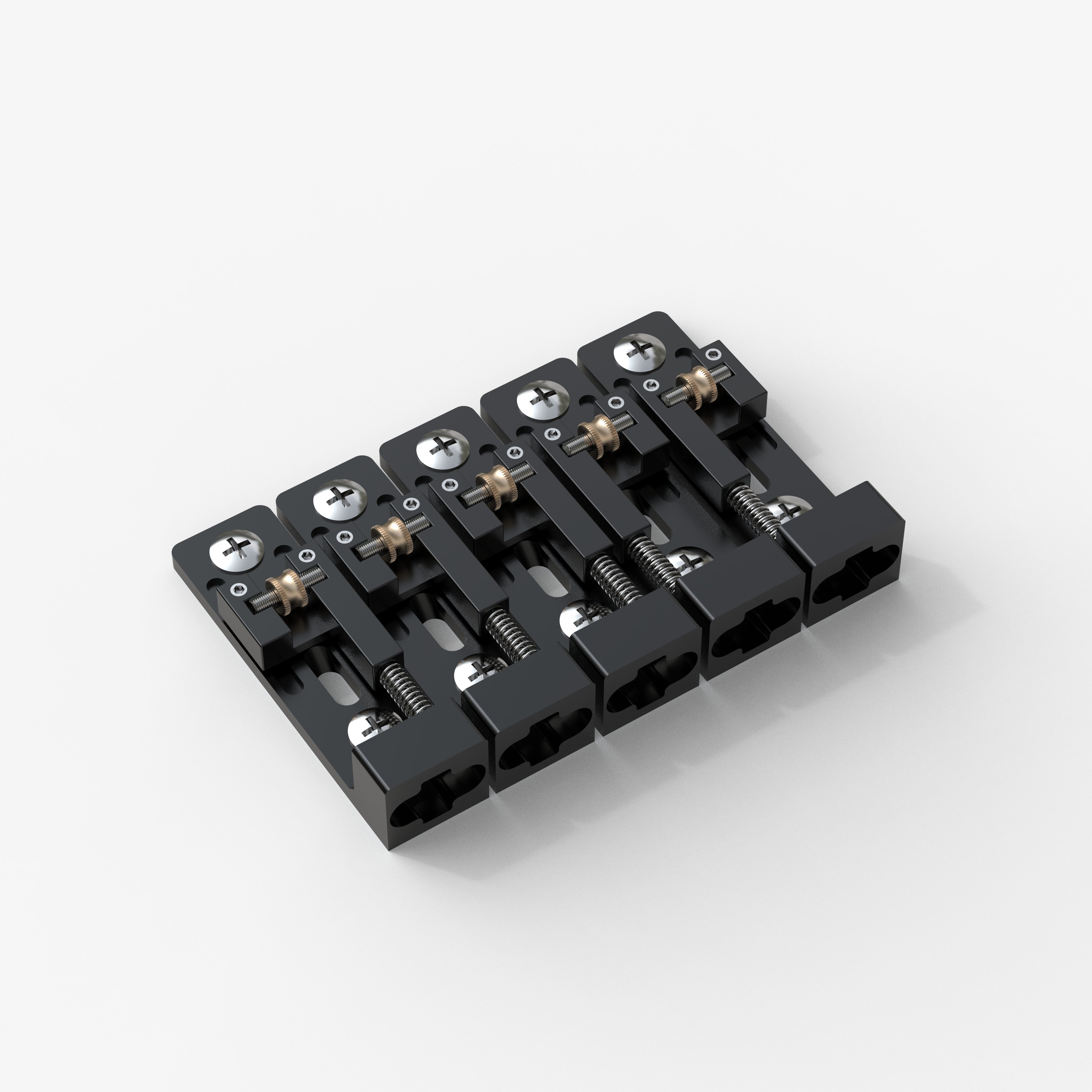 Individual Roller Bridge for 4/5-String Electric Bass Guyker