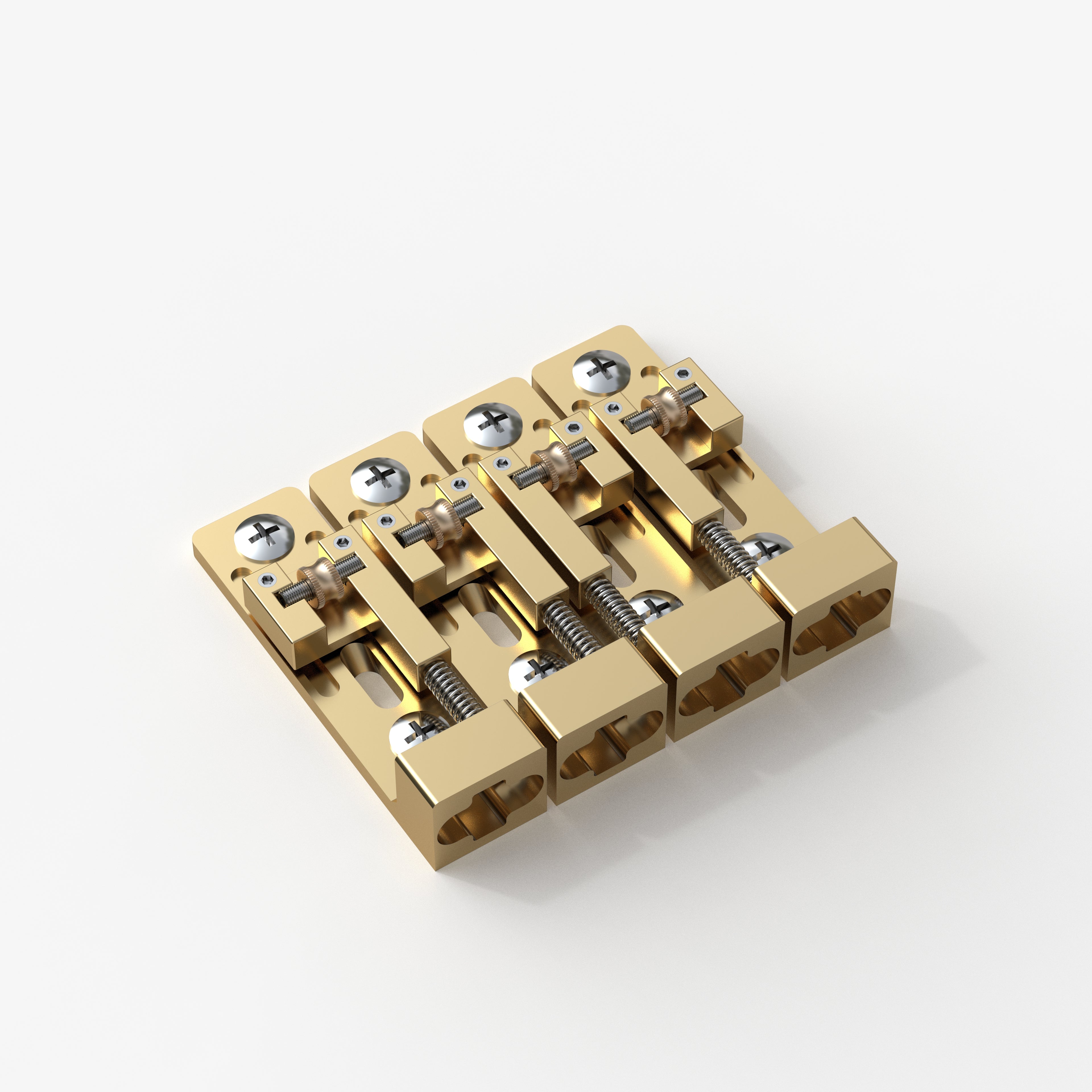 Individual Roller Bridge for 4/5-String Electric Bass Guyker