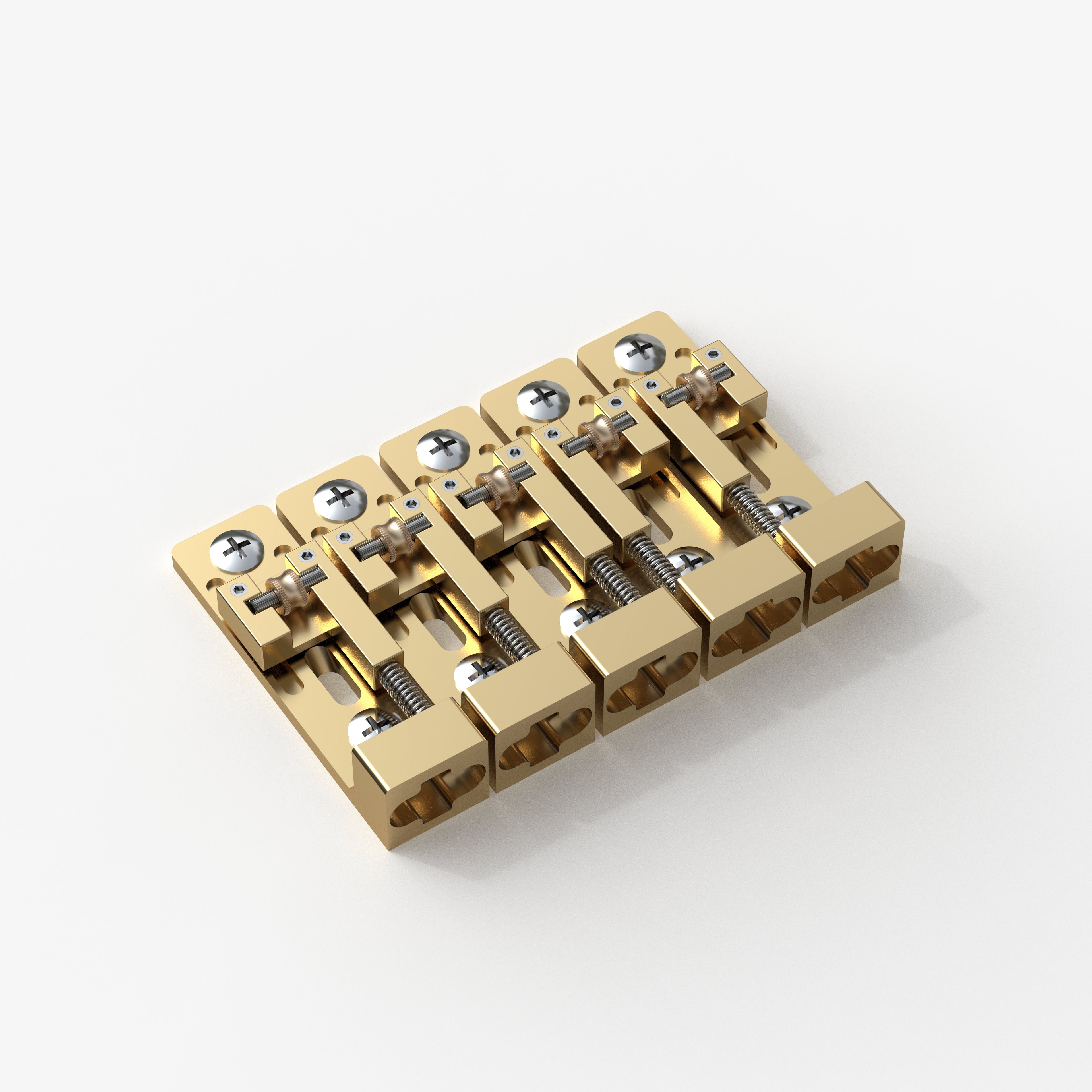 Individual Roller Bridge for 4/5-String Electric Bass Guyker