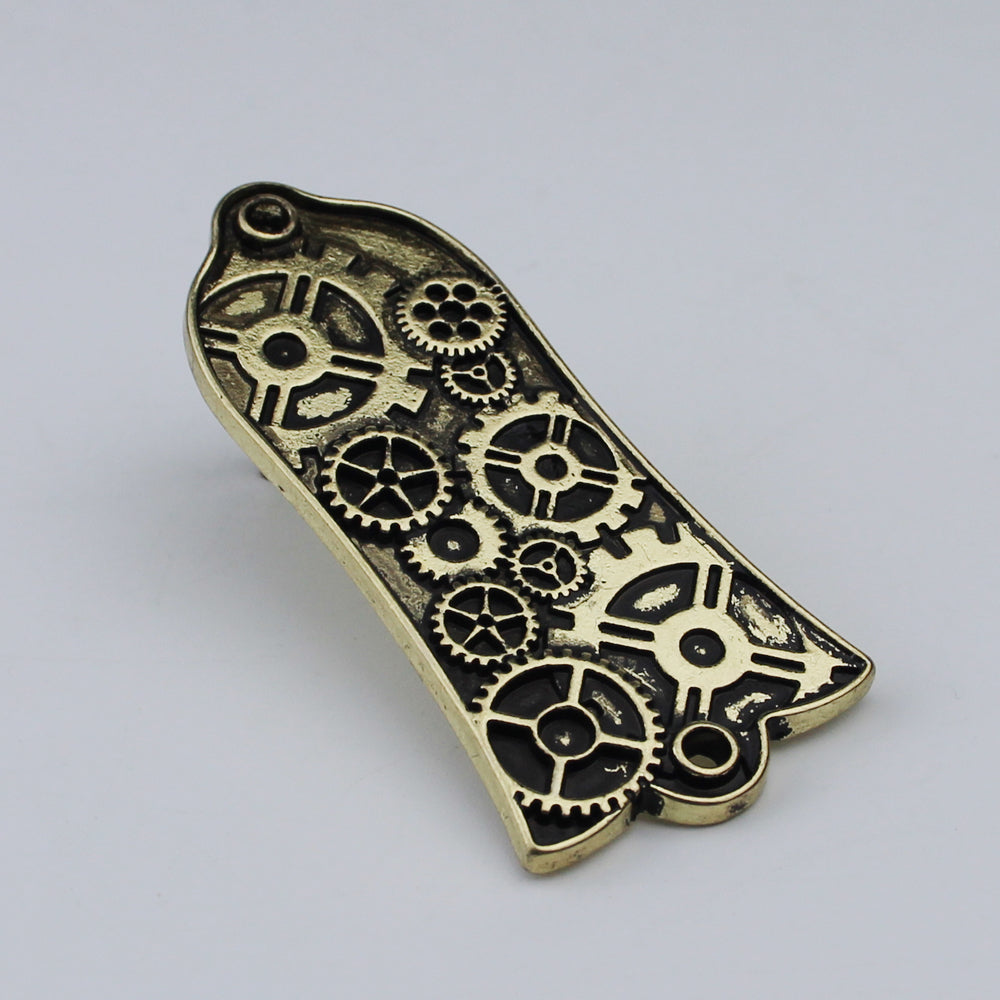Guyker 2/3Hole Zinc Alloy Truss Rod Cover with Three Patterns for LP Style Guitars