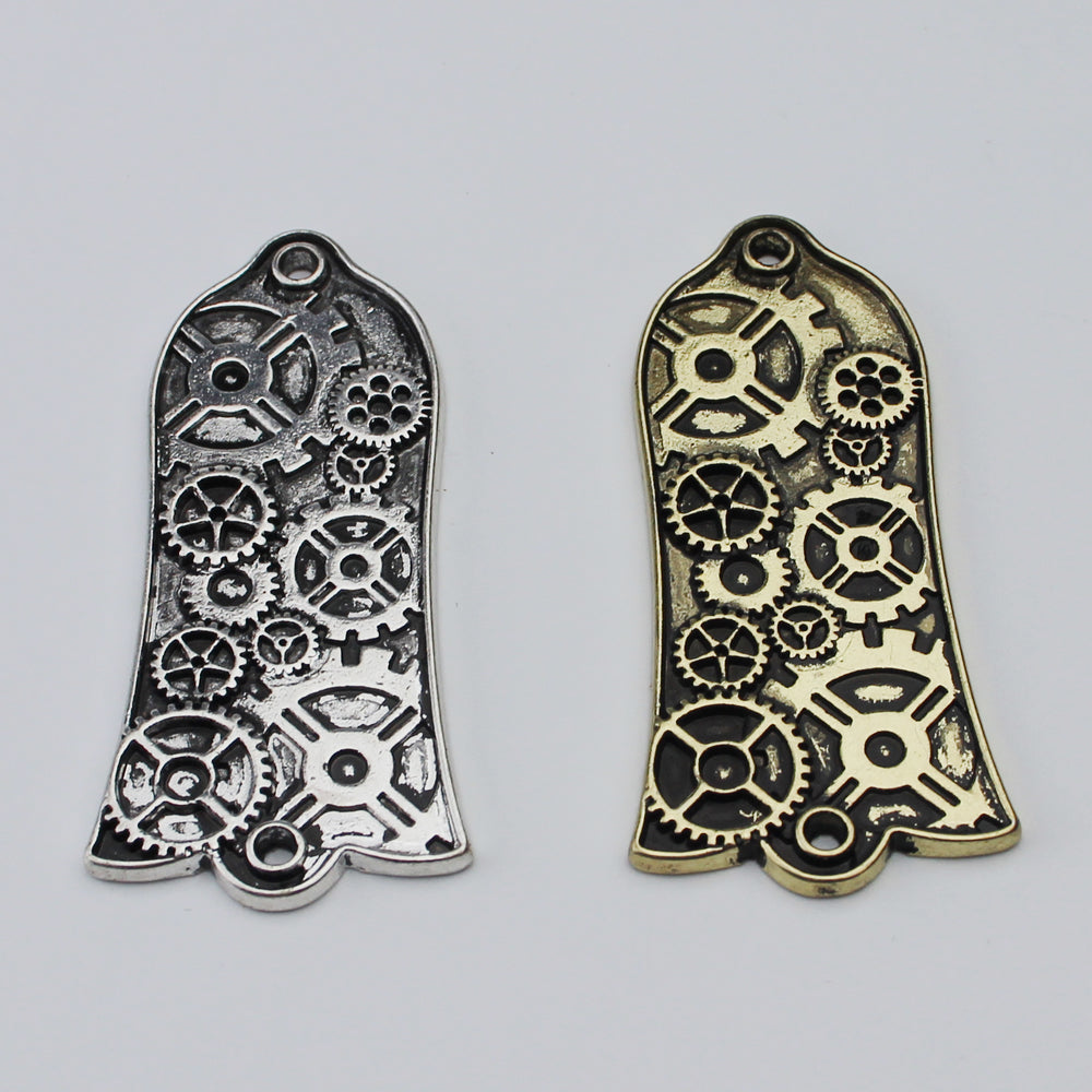 Guyker 2/3Hole Zinc Alloy Truss Rod Cover with Three Patterns for LP Style Guitars