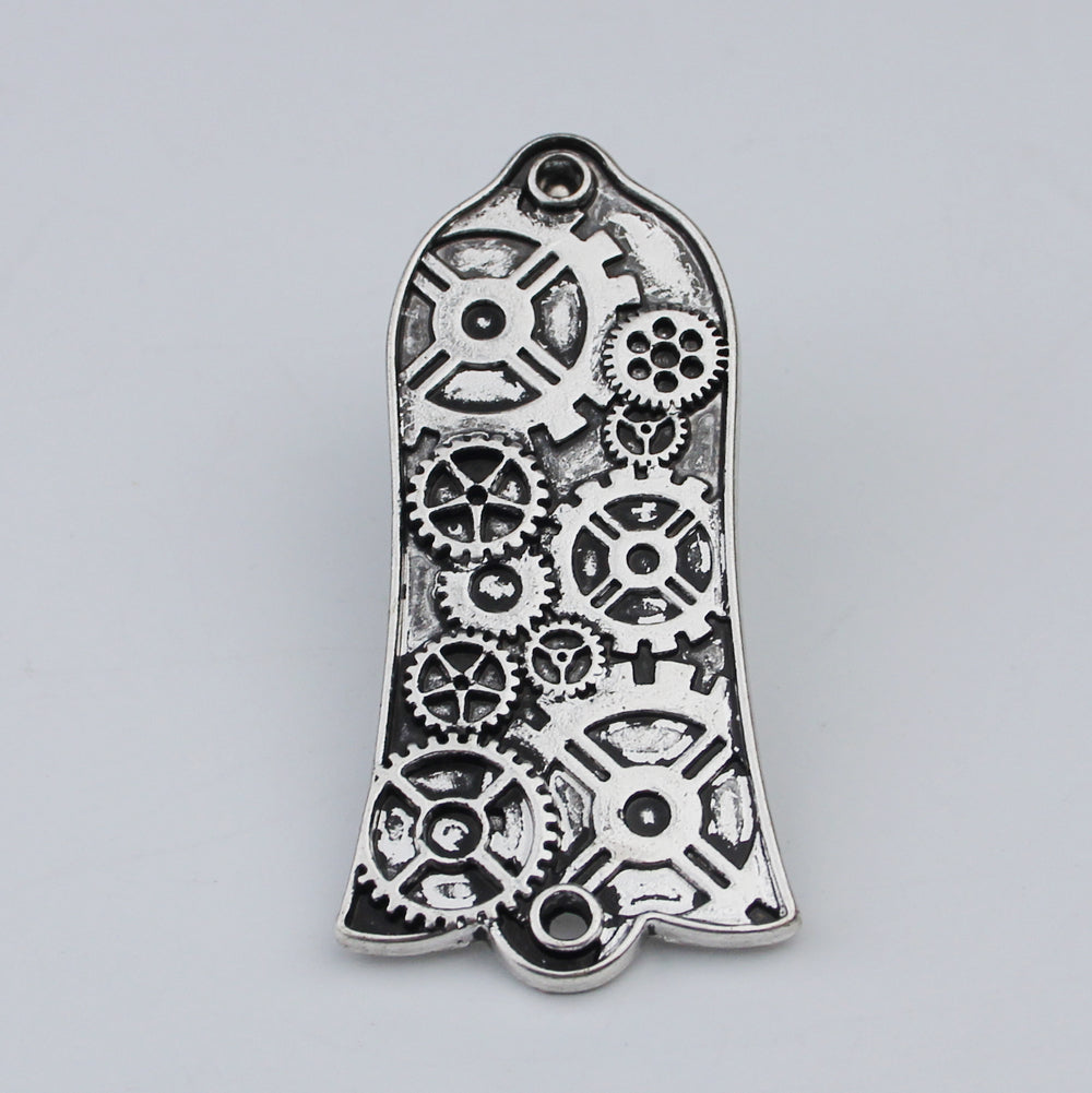 Guyker 2/3Hole Zinc Alloy Truss Rod Cover with Three Patterns for LP Style Guitars