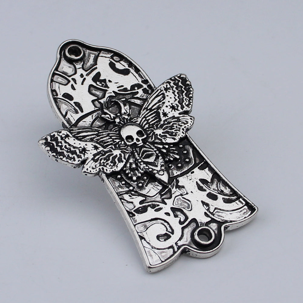 Guyker 2/3Hole Zinc Alloy Truss Rod Cover with Three Patterns for LP Style Guitars