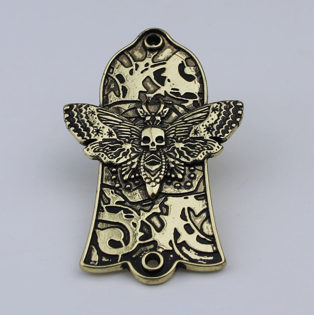 Guyker 2/3Hole Zinc Alloy Truss Rod Cover with Three Patterns for LP Style Guitars