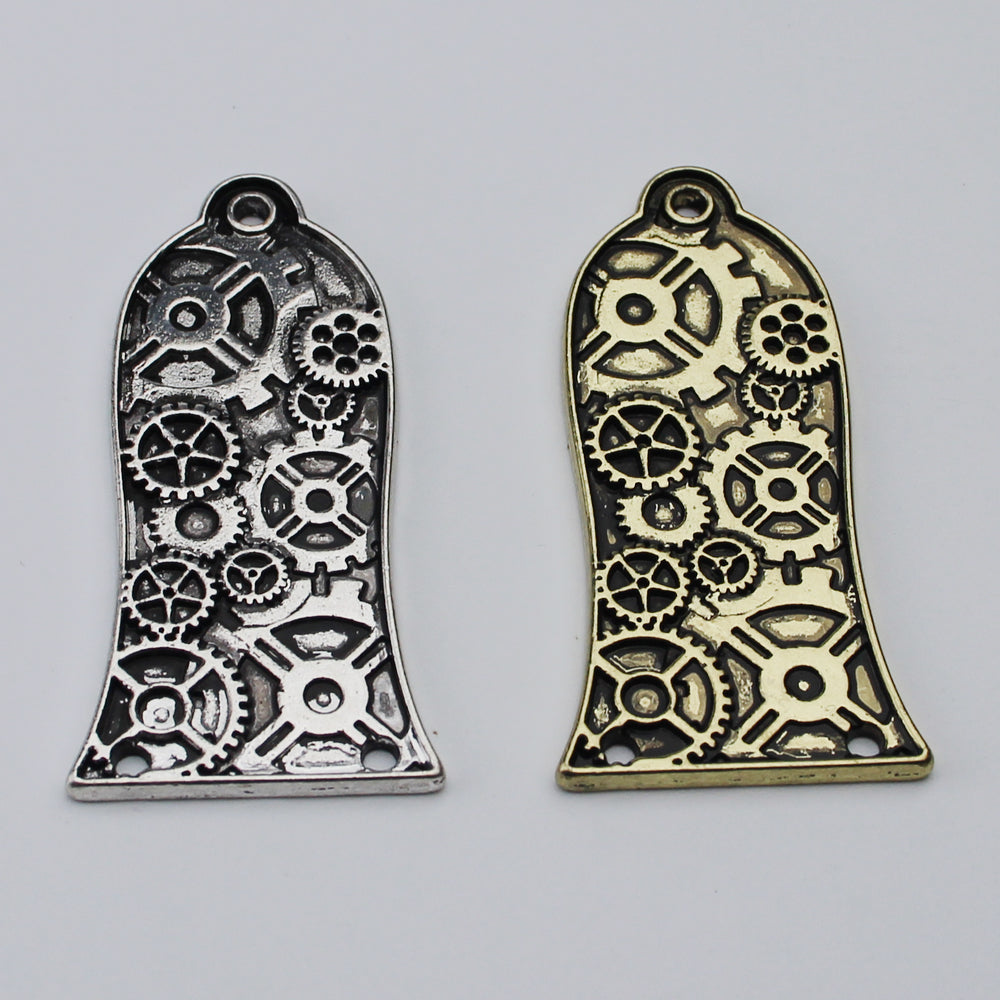 Guyker 2/3Hole Zinc Alloy Truss Rod Cover with Three Patterns for LP Style Guitars