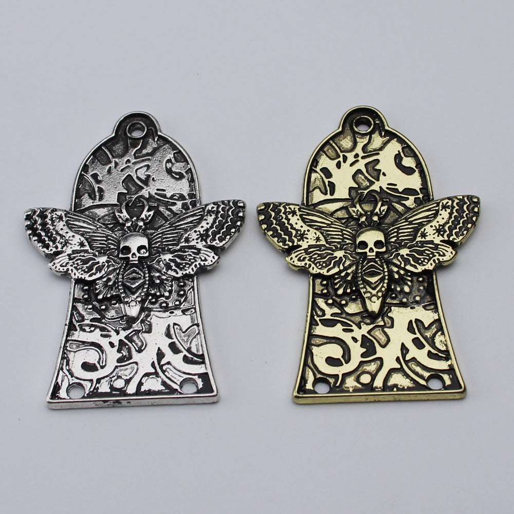 Guyker 2/3Hole Zinc Alloy Truss Rod Cover with Three Patterns for LP Style Guitars