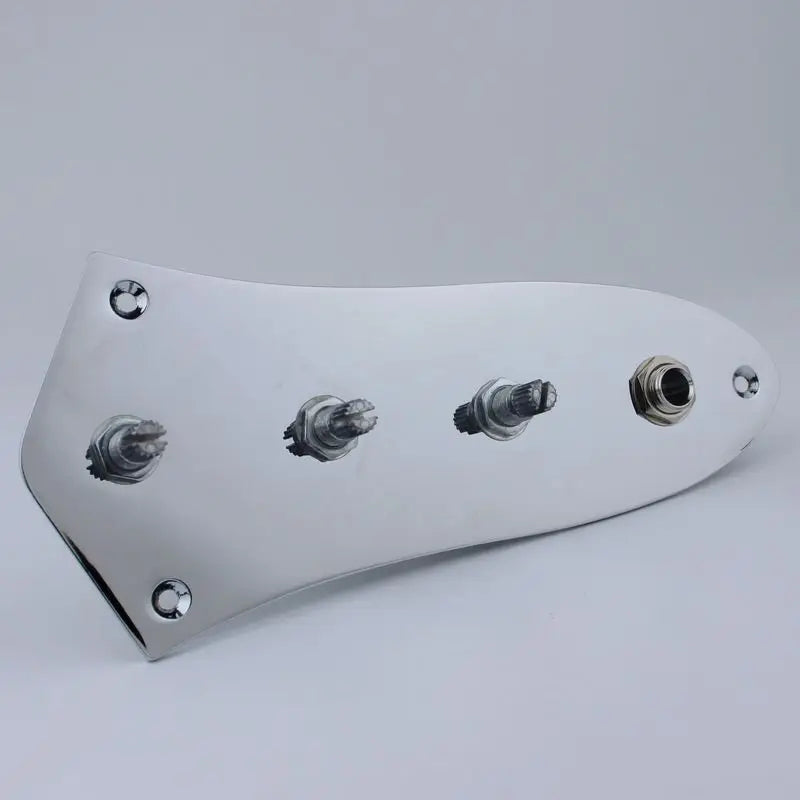 Jazz Bass Preamp Control Plate with Knobs and Jack | Guyker