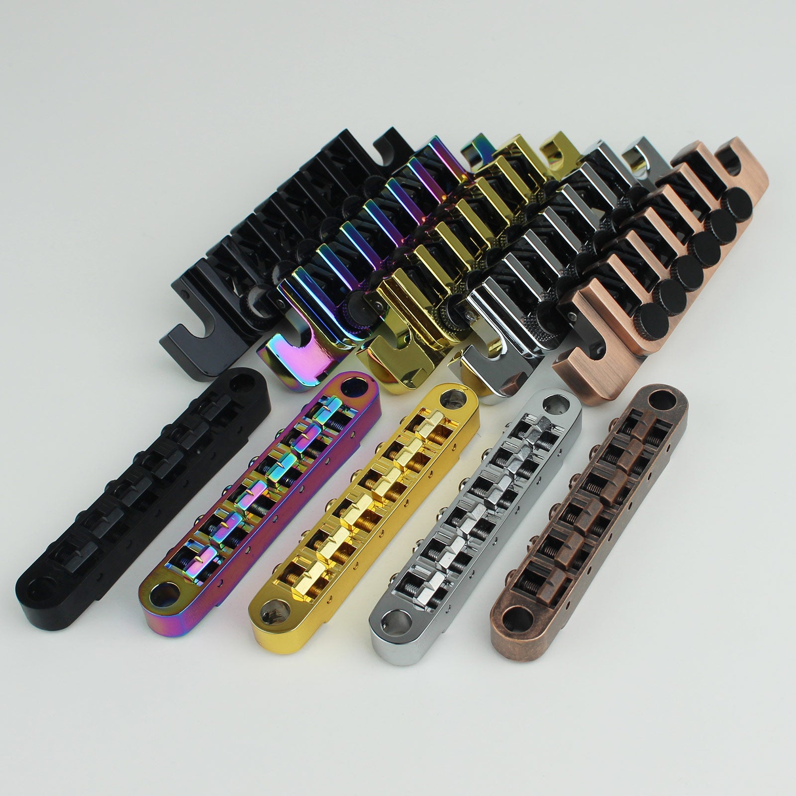 LP Guitar Bridge and Tailpiece Combo 6 String Stop Bar Guyker