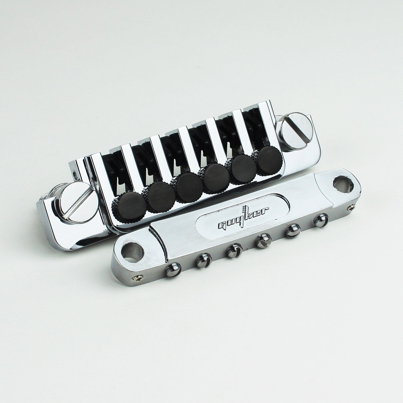 LP Guitar Bridge and Tailpiece Combo 6 String Stop Bar Guyker