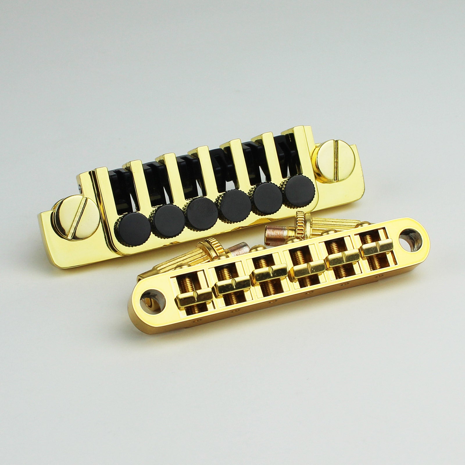 LP Guitar Bridge and Tailpiece Combo 6 String Stop Bar Guyker