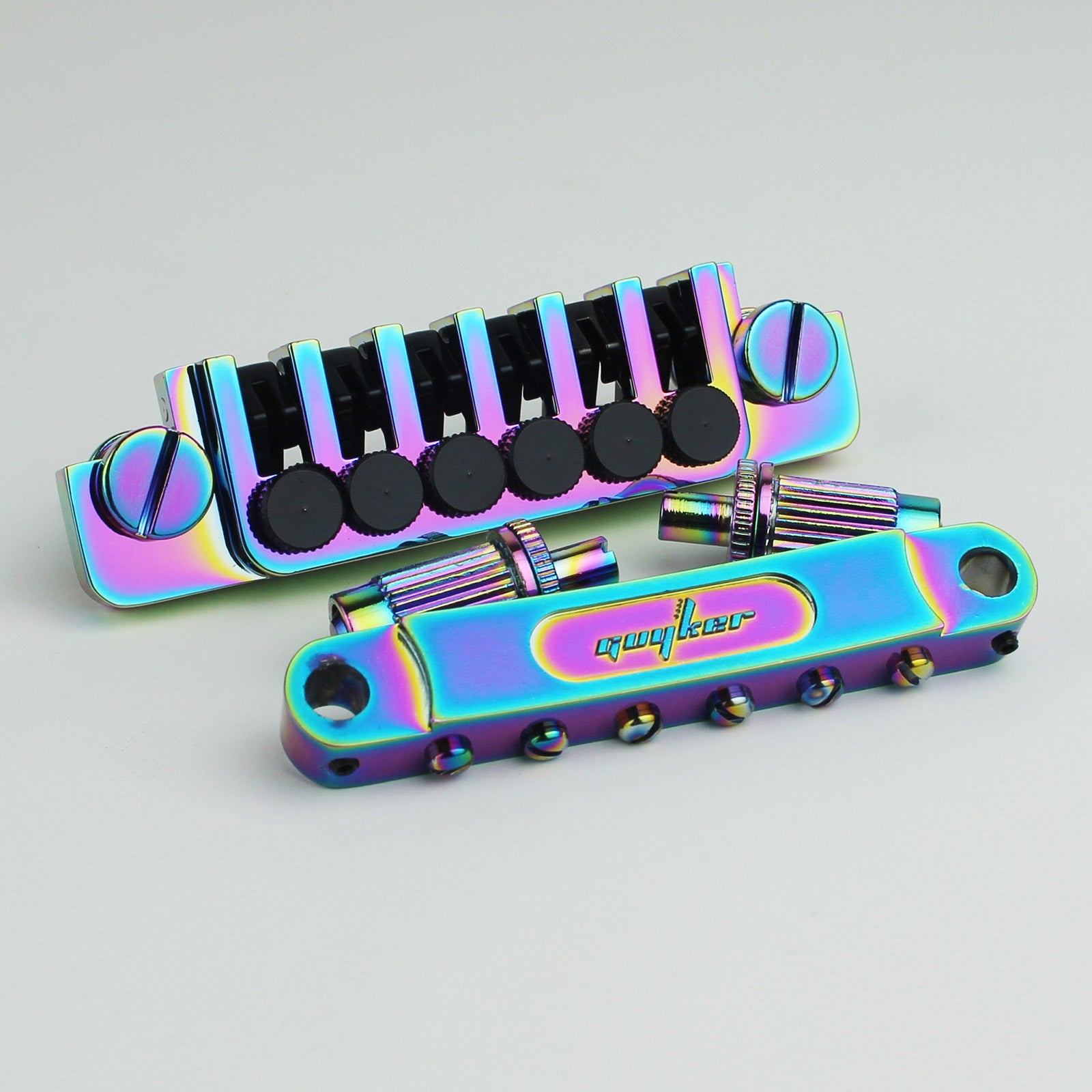 LP Guitar Bridge and Tailpiece Combo 6 String Stop Bar Guyker