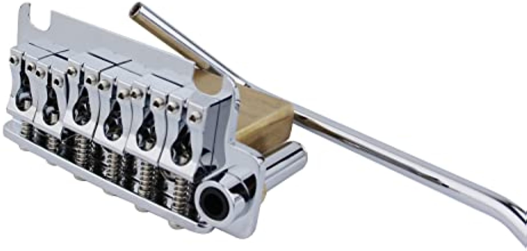 Left Handed 2 Point Non-Locking Guitar Tremolo Bridge with Brass Block | Guyker