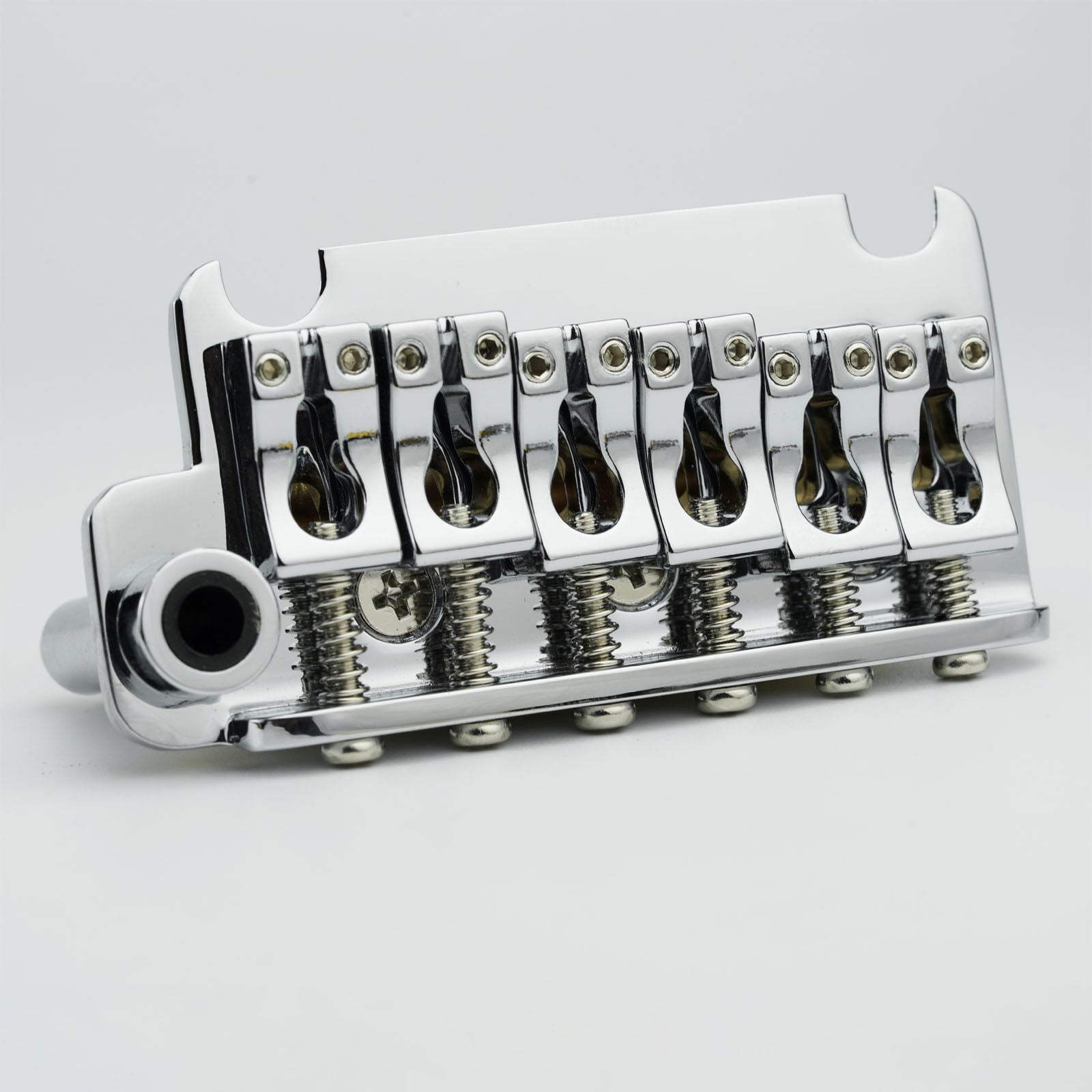 Left Handed 2 Point Non-Locking Guitar Tremolo Bridge with Brass Block | Guyker