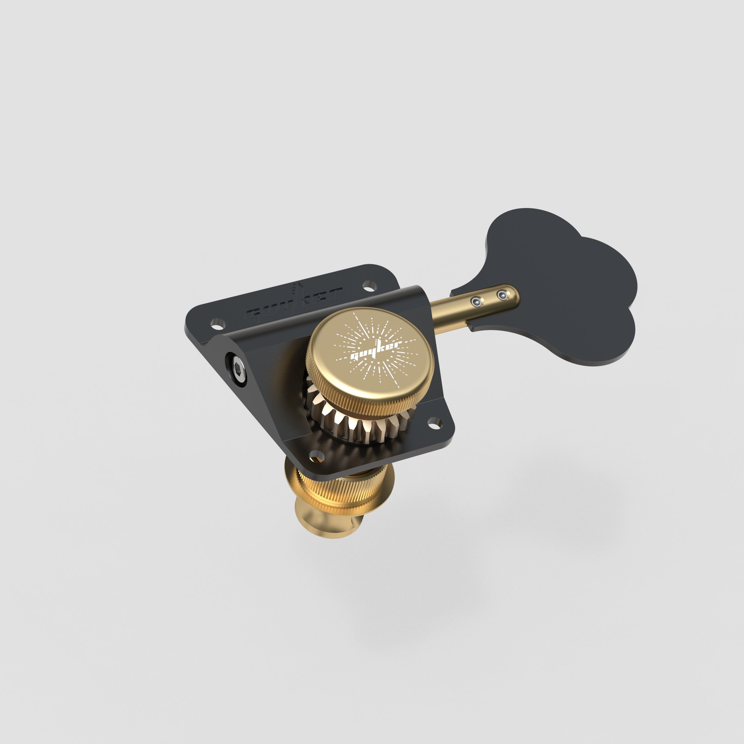 Locking CNC Machined Bass Tuner Aluminum Alloy Housing Guyker