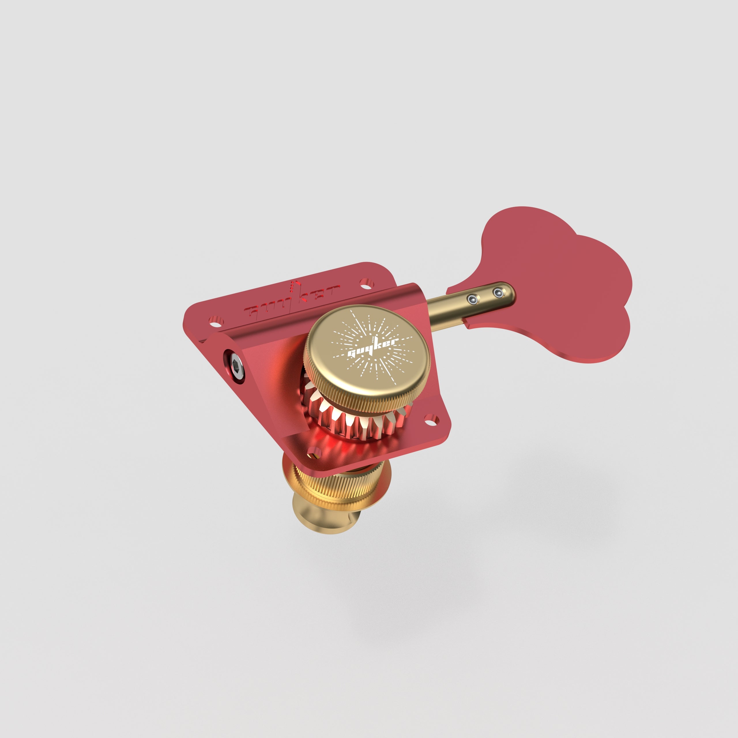 Locking CNC Machined Bass Tuner Aluminum Alloy Housing Guyker