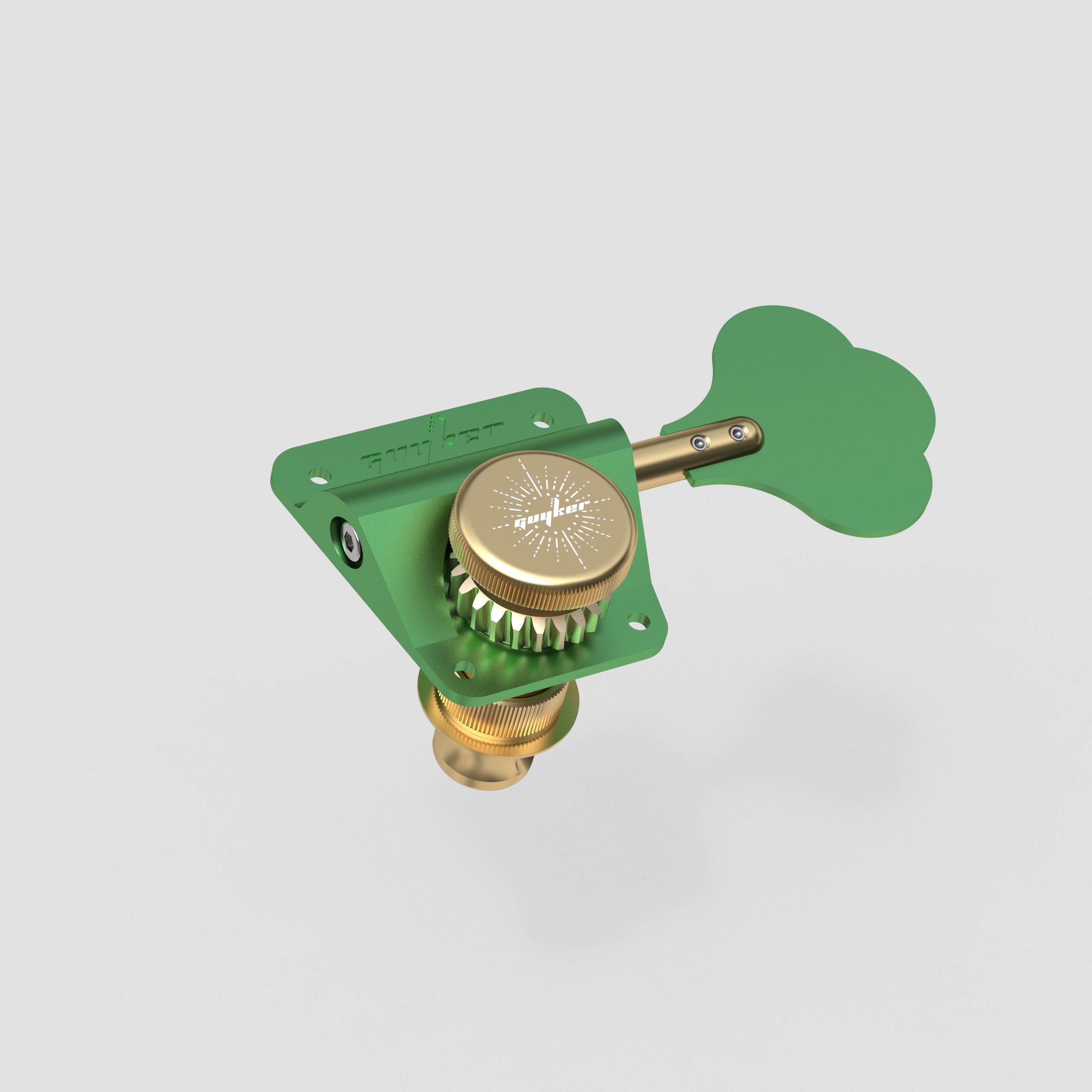 Locking CNC Machined Bass Tuner Aluminum Alloy Housing Guyker