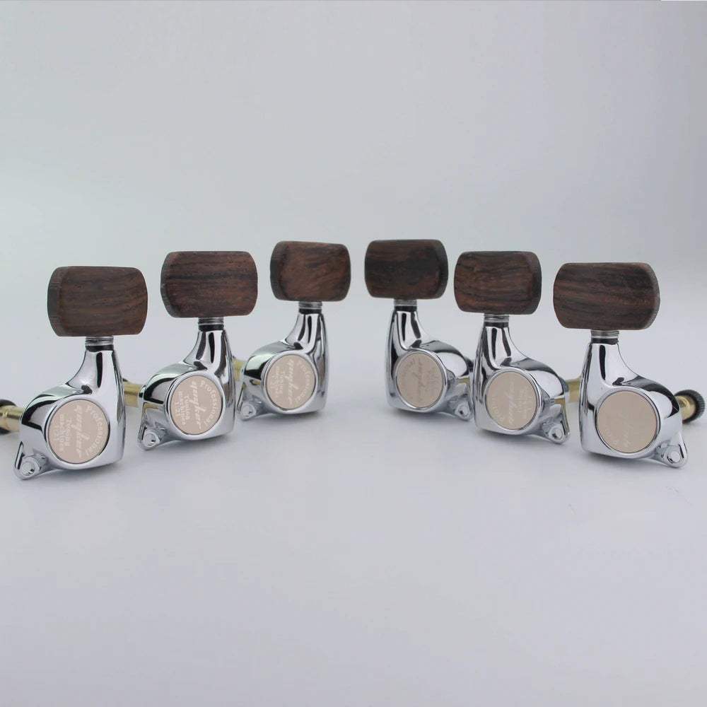 Locking Guitar Tuning Pegs Front Mount 3R+3L Set Guyker