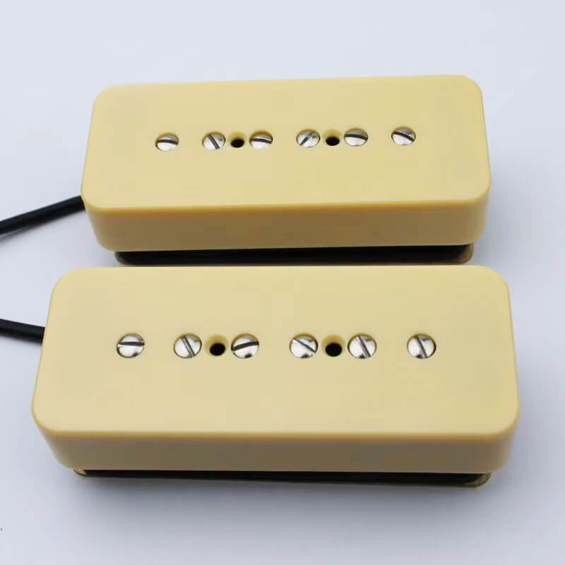 P90 Double Layer Noise Reduction Guitar Pickup Black/Yellow