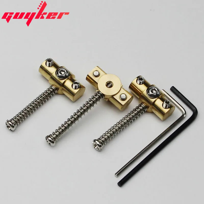 BRASS SWIVEL Guitar Bridge Saddles with Wrench for TL TL Electric Guitar