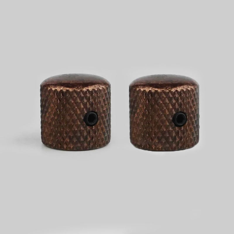 NS005 Dome Metall Chamäleon Regenbogen Knopf Für E-Gitarre Bass