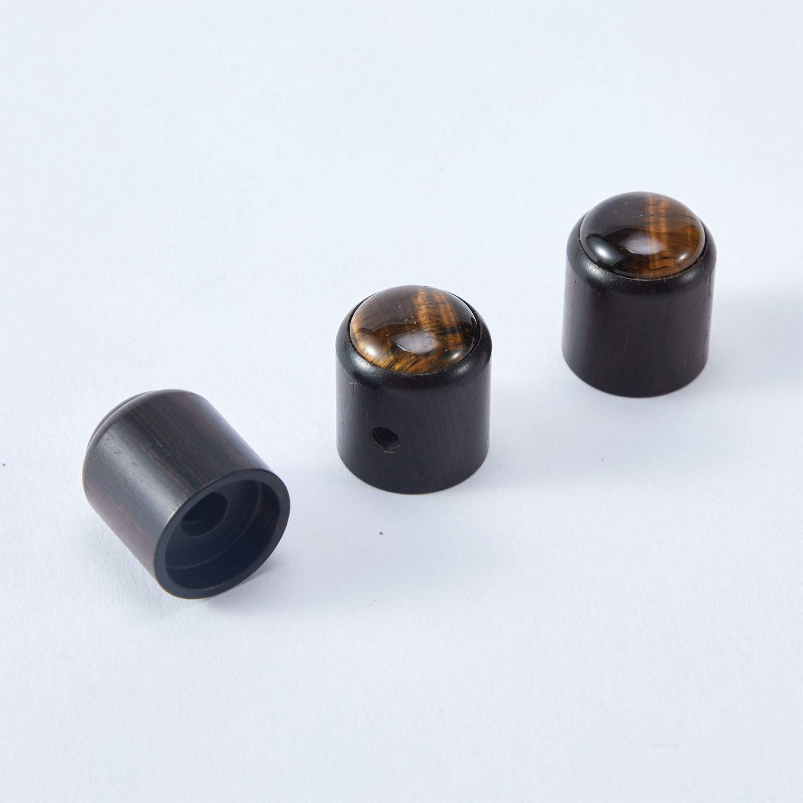 Natural Amethyst Stone Control Knobs Dia. 6mm for Guitar & Bass | Guyker