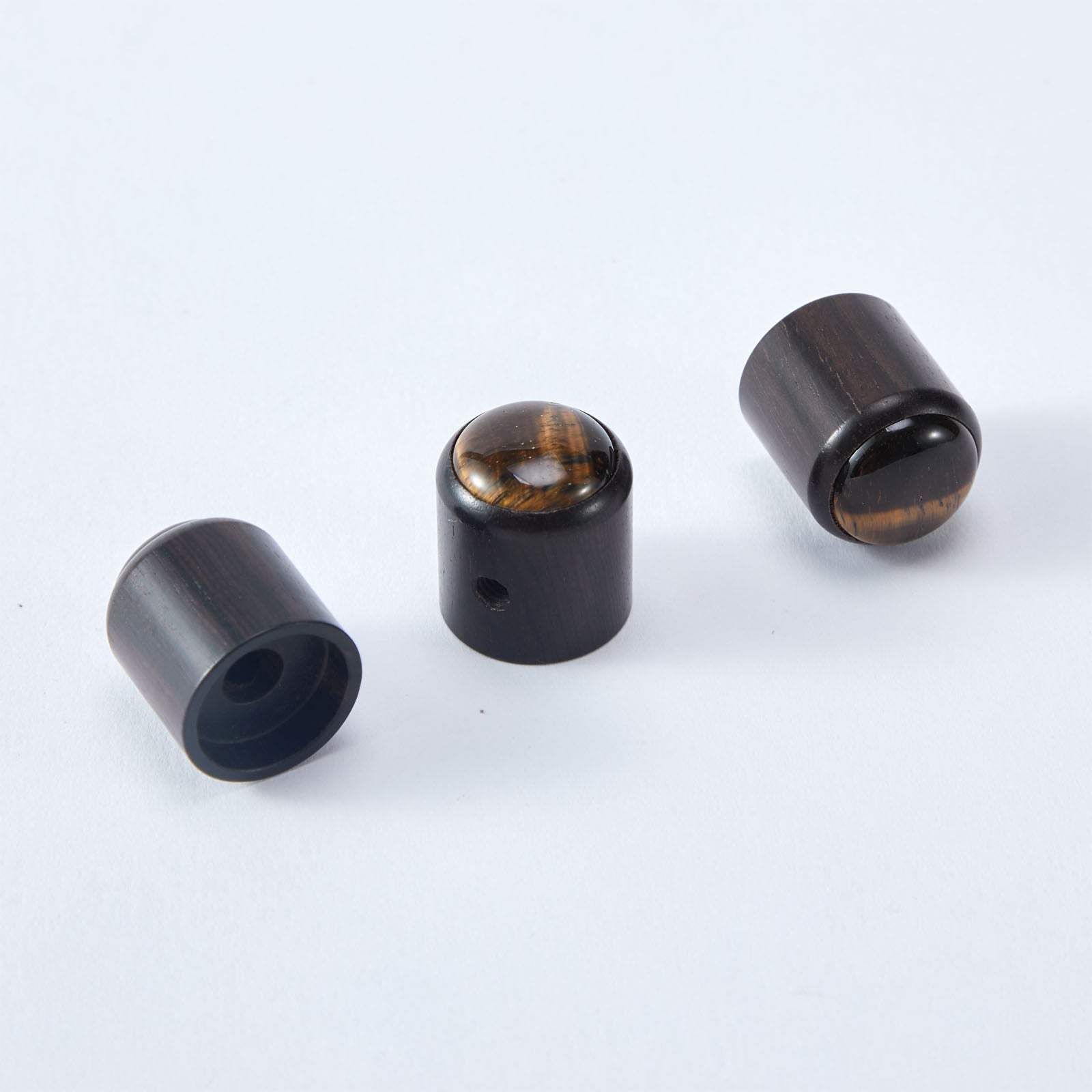 Natural Amethyst Stone Control Knobs Dia. 6mm for Guitar & Bass | Guyker