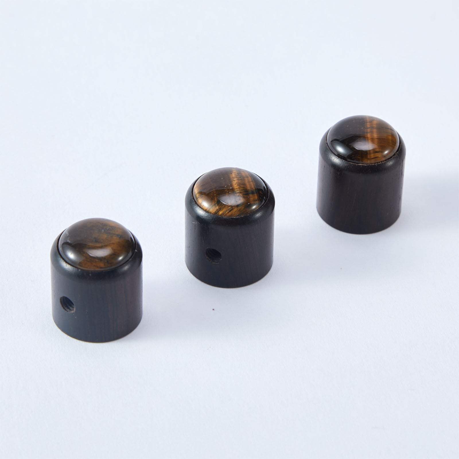 Natural Amethyst Stone Control Knobs Dia. 6mm for Guitar & Bass | Guyker