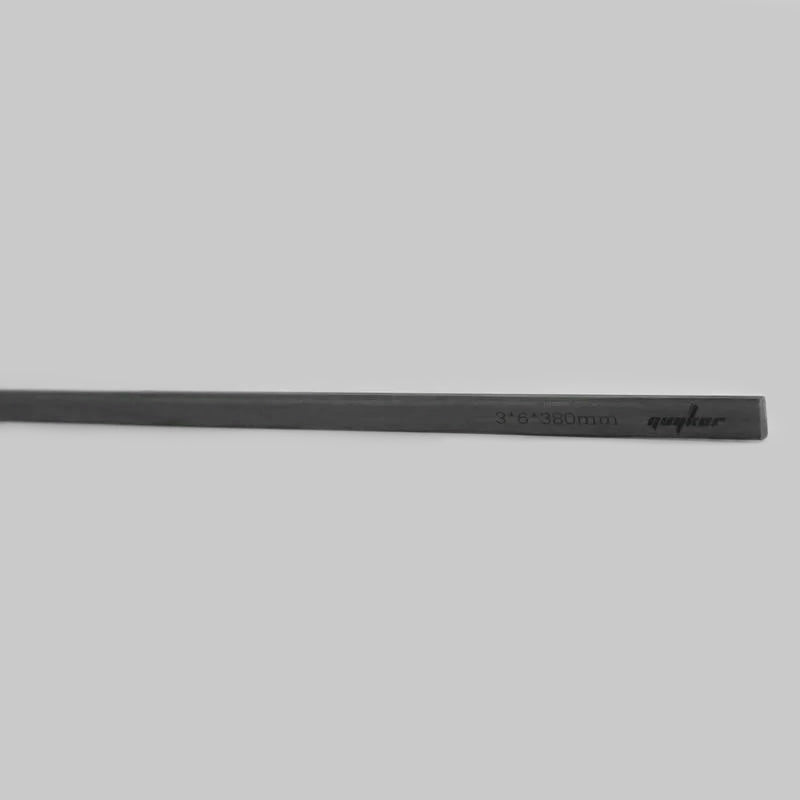 Guyker 2pcs Carbon Fiber Neck Rods 3mmX6mmX380mm/450mm Guitar Guitar Neck Stiffener for Strings Instruments
