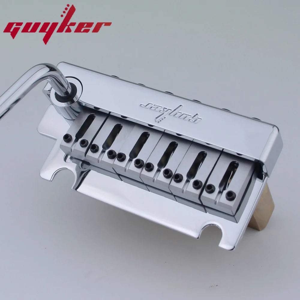 Non-locking 2 Point Guitar Tremolo Bridge with Brass Saddle & Block for FD Strat | Guyker