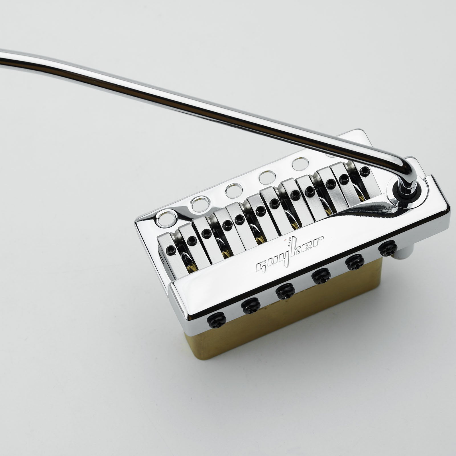 Non-locking 6 Point Guitar Tremolo Bridge 10.8MM with Brass Saddle Brass Block Guyker
