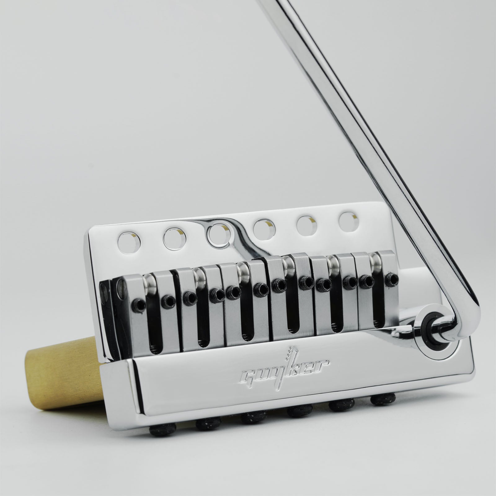 Non-locking 6 Point Guitar Tremolo Bridge 10.8MM with Brass Saddle Brass Block Guyker