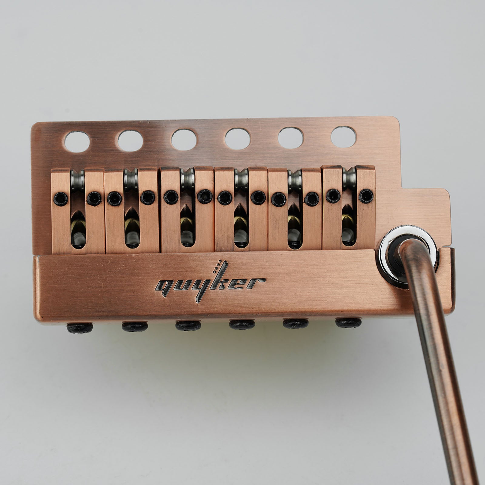 Non-locking 6 Point Guitar Tremolo Bridge 10.8MM with Brass Saddle Brass Block Guyker