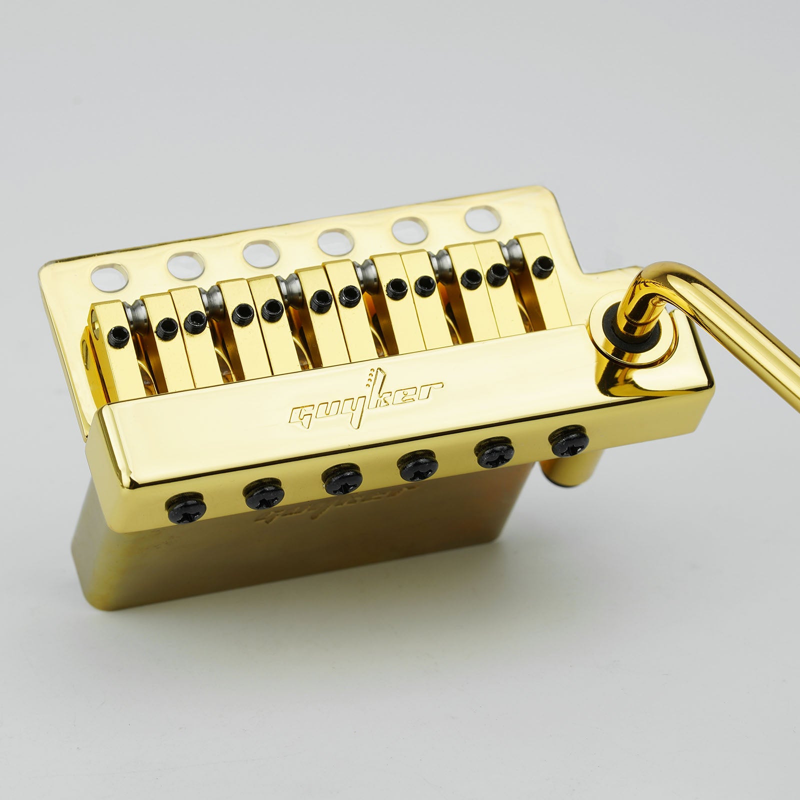 Non-locking 6 Point Guitar Tremolo Bridge 10.8MM with Brass Saddle Brass Block Guyker