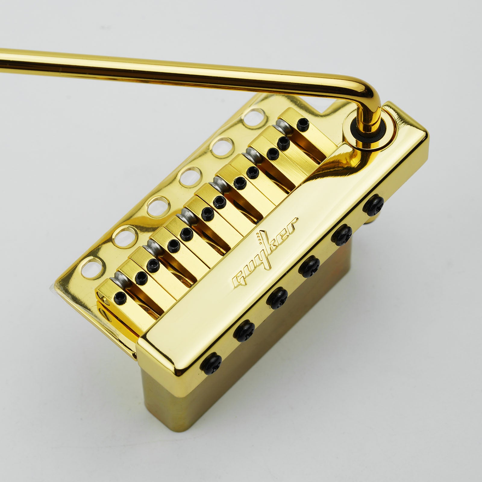 Non-locking 6 Point Guitar Tremolo Bridge 10.8MM with Brass Saddle Brass Block Guyker