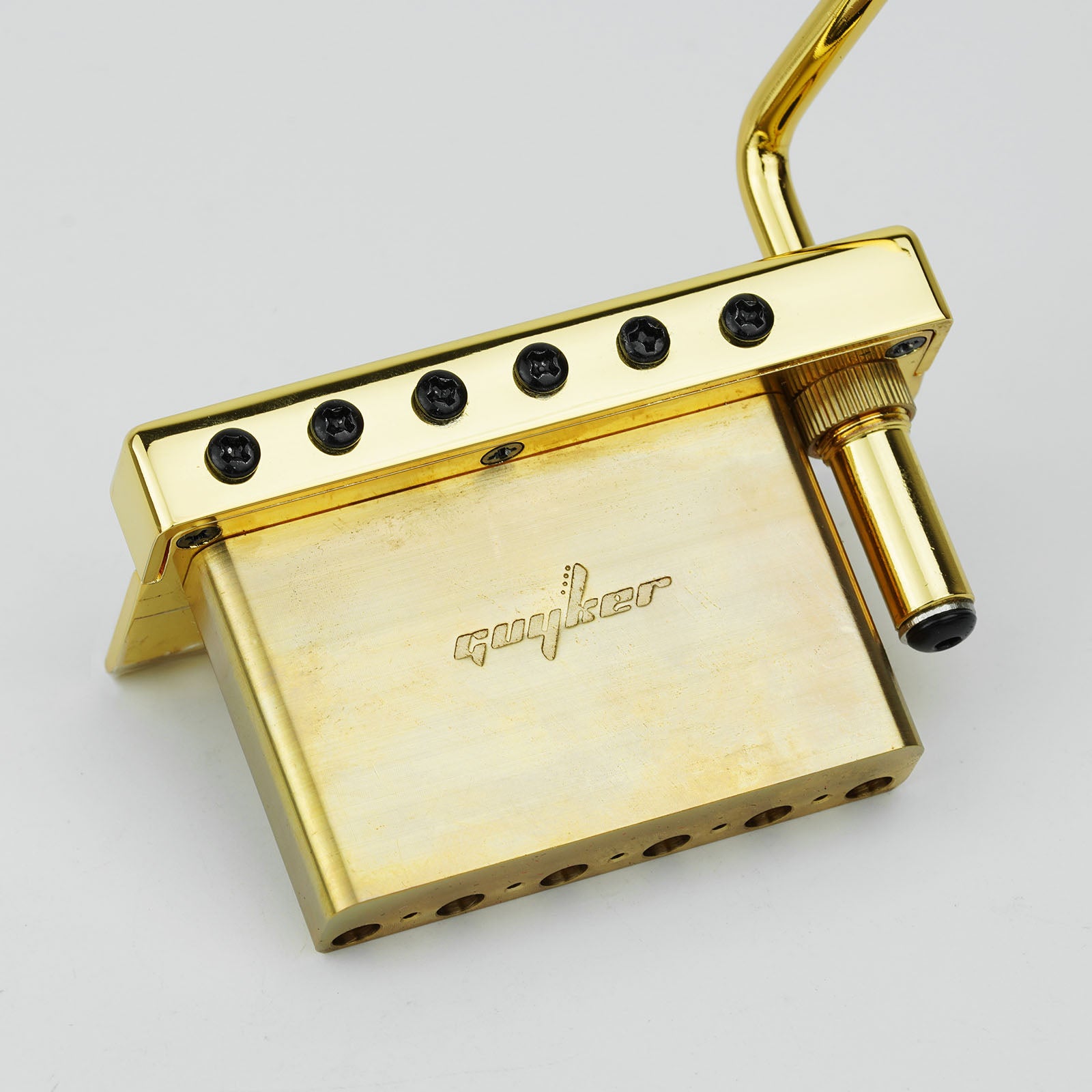 Non-locking 6 Point Guitar Tremolo Bridge 10.8MM with Brass Saddle Brass Block Guyker