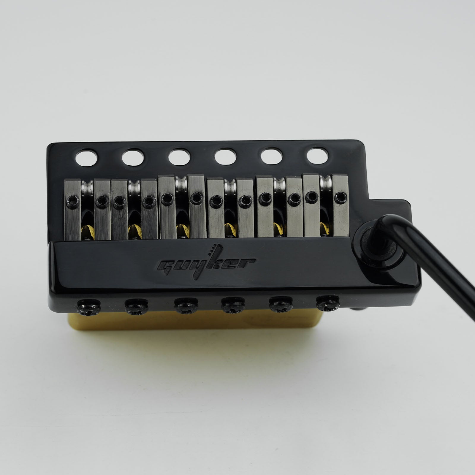 Non-locking 6 Point Guitar Tremolo Bridge 10.8MM with Brass Saddle Brass Block Guyker