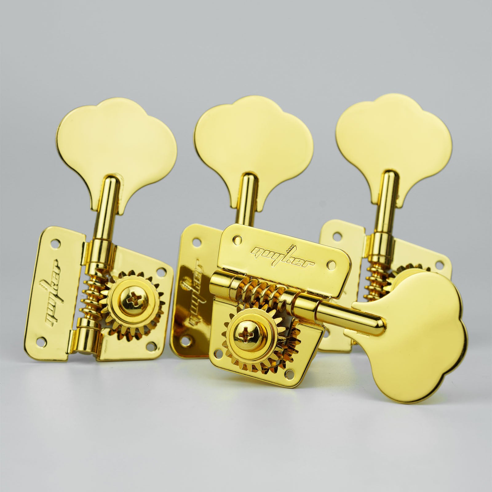 Open Frame Bass Tuning Pegs 1:20 Gear Ratio | Guyker