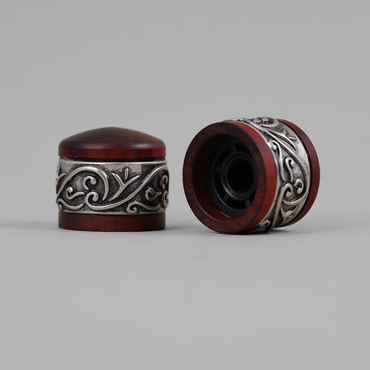 Red Sandalwood & Ebony Potentiometer Control Knob Dia. 6mm for Guitar & Bass | Guyker