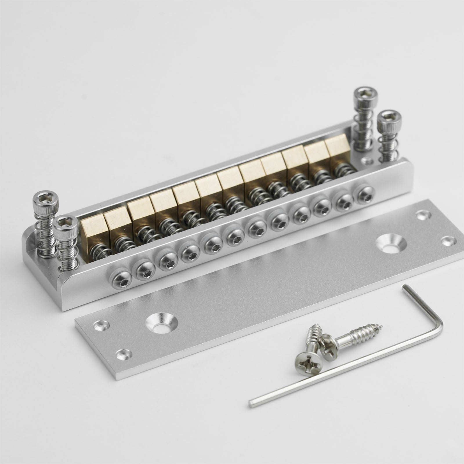 Roller Saddle Hardtail Bridge 12-String Guitars – Rickenbacker Style, Dual-String Spacing Guyker