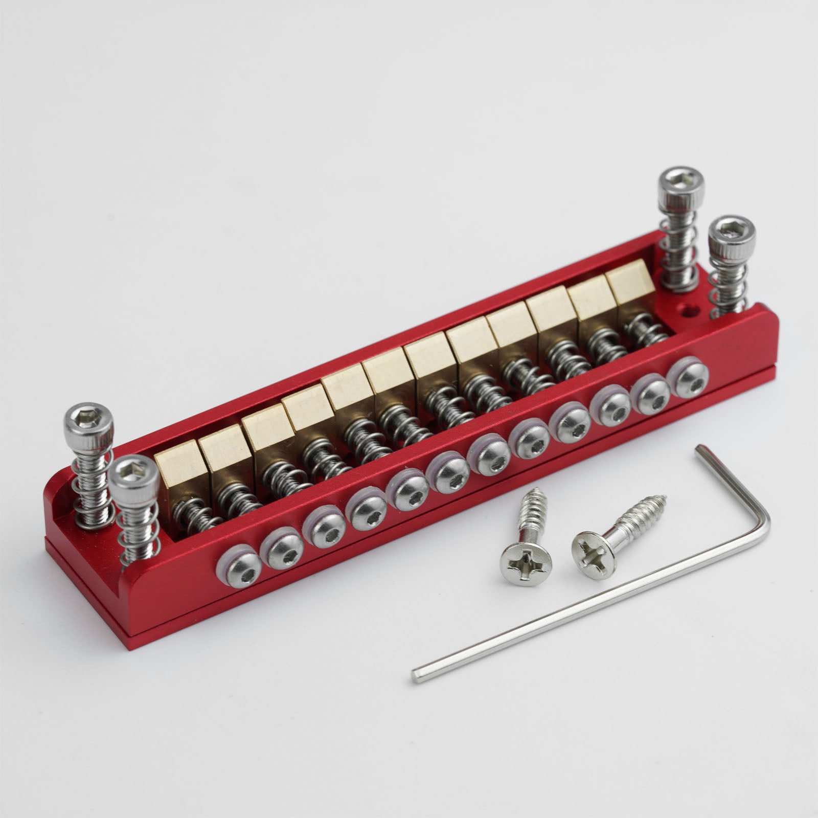 Roller Saddle Hardtail Bridge 12-String Guitars – Rickenbacker Style, Dual-String Spacing Guyker