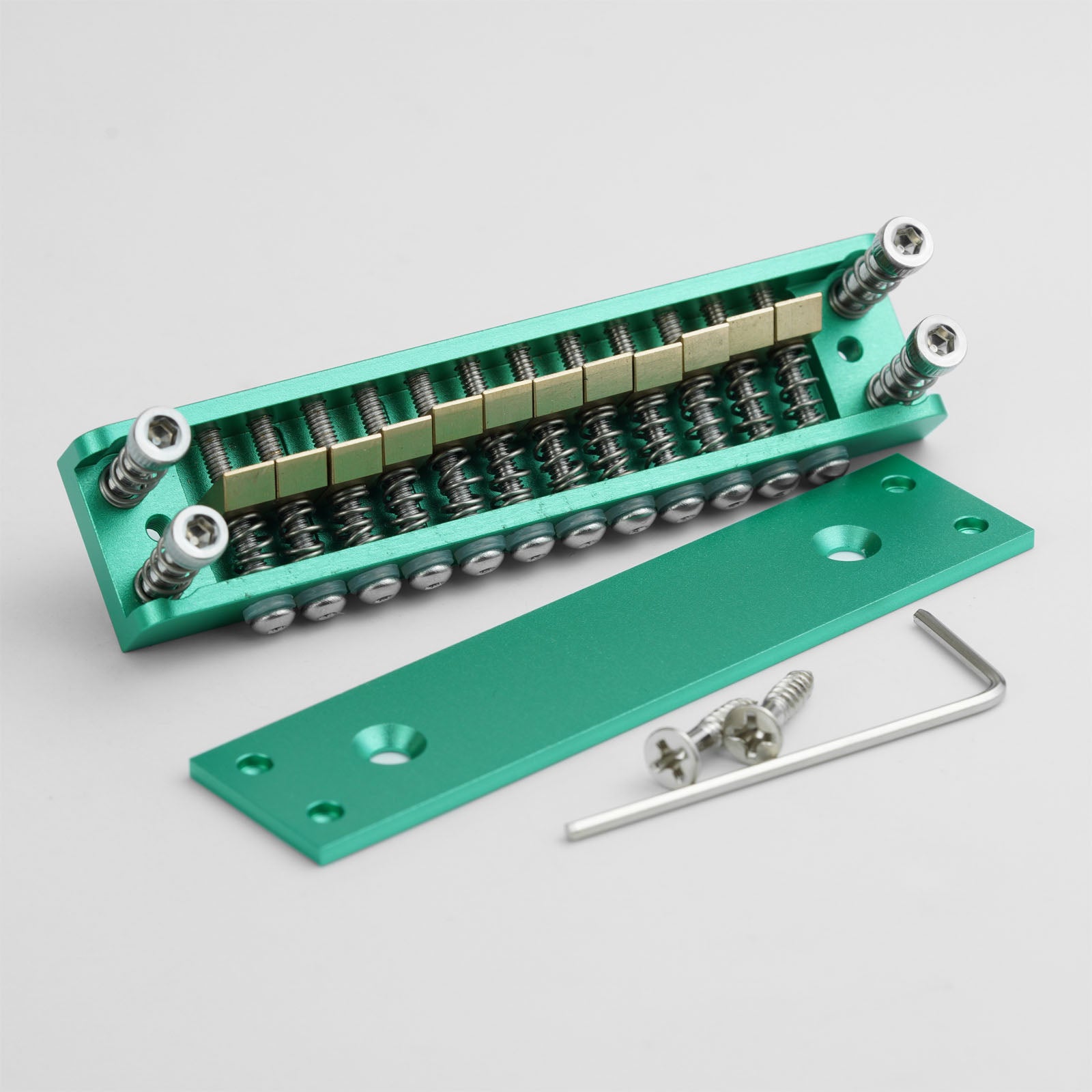 Roller Saddle Hardtail Bridge 12-String Guitars – Rickenbacker Style, Dual-String Spacing Guyker