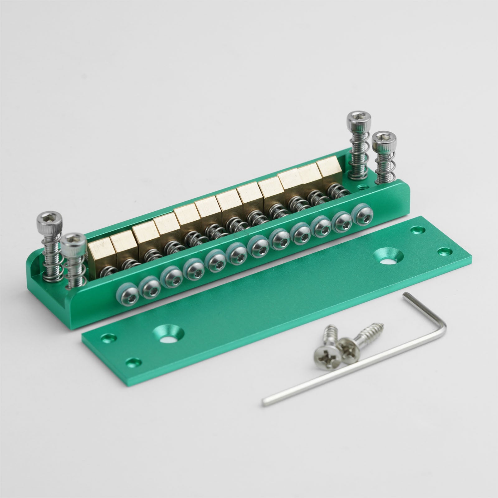 Roller Saddle Hardtail Bridge 12-String Guitars – Rickenbacker Style, Dual-String Spacing Guyker