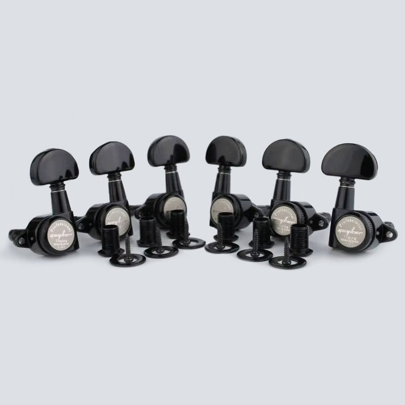 Sealed Locking Tuners 1:21 Gear 3R+3L for Guitar Set Guyker