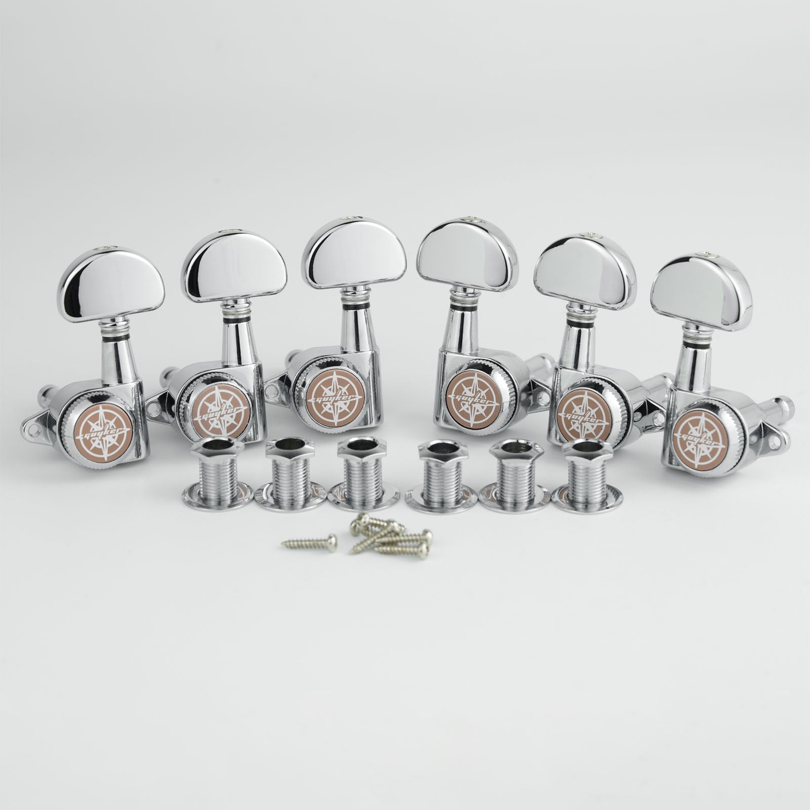 Sealed Locking Tuners 1:21 Gear 3R+3L for Guitar Set Guyker