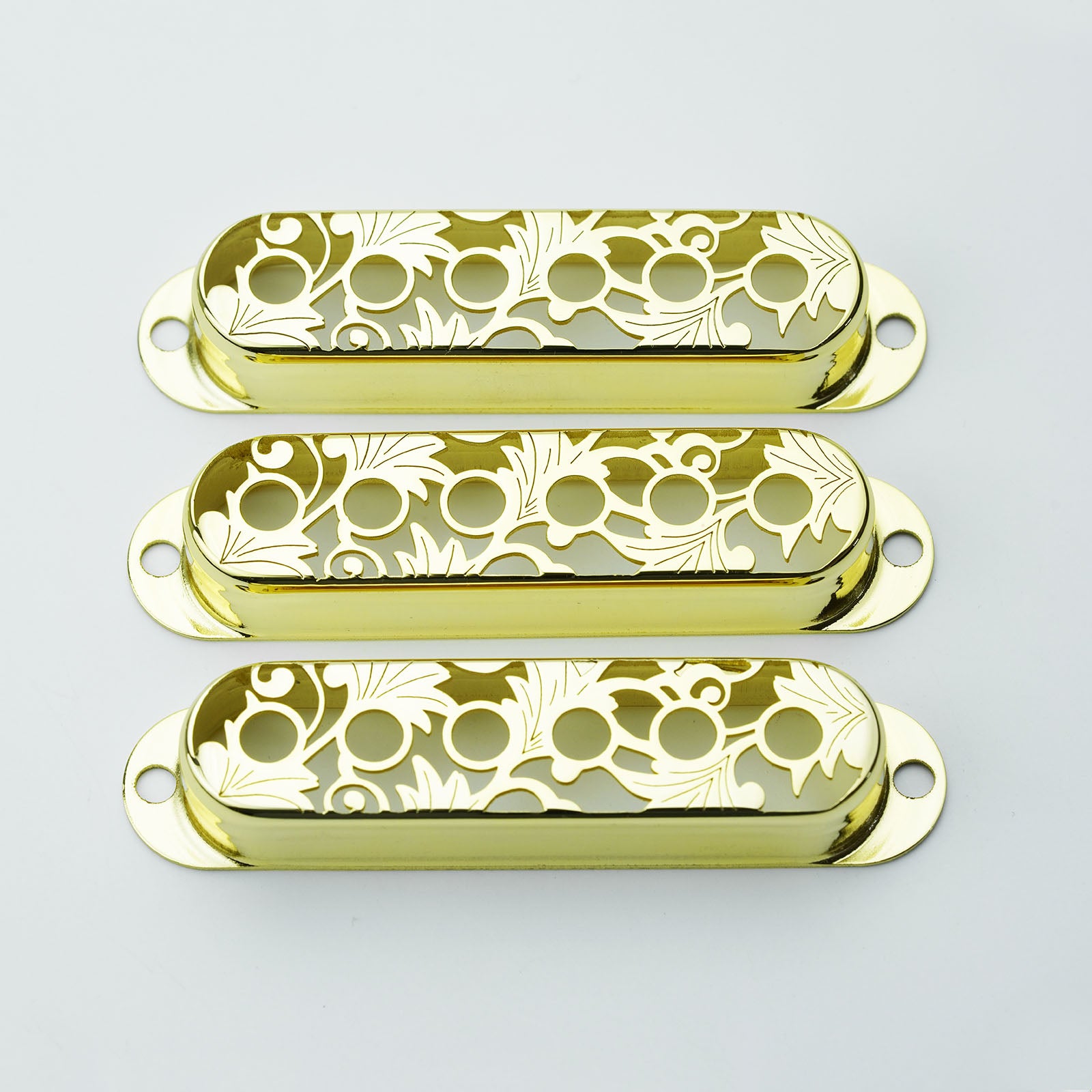 Single Coil Pickup Covers – Copper Hollow Design 52mm | Guyker