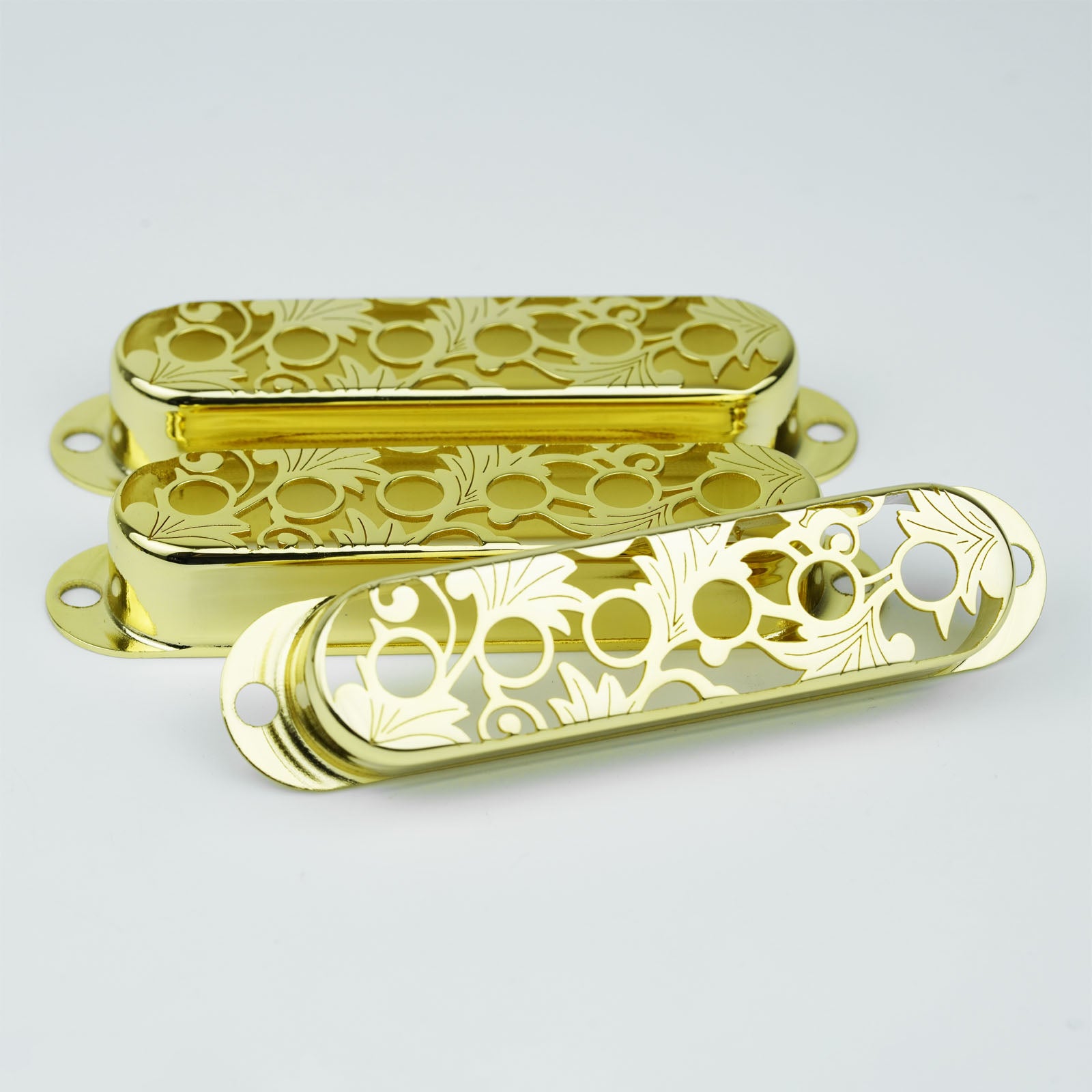 Single Coil Pickup Covers – Copper Hollow Design 52mm | Guyker