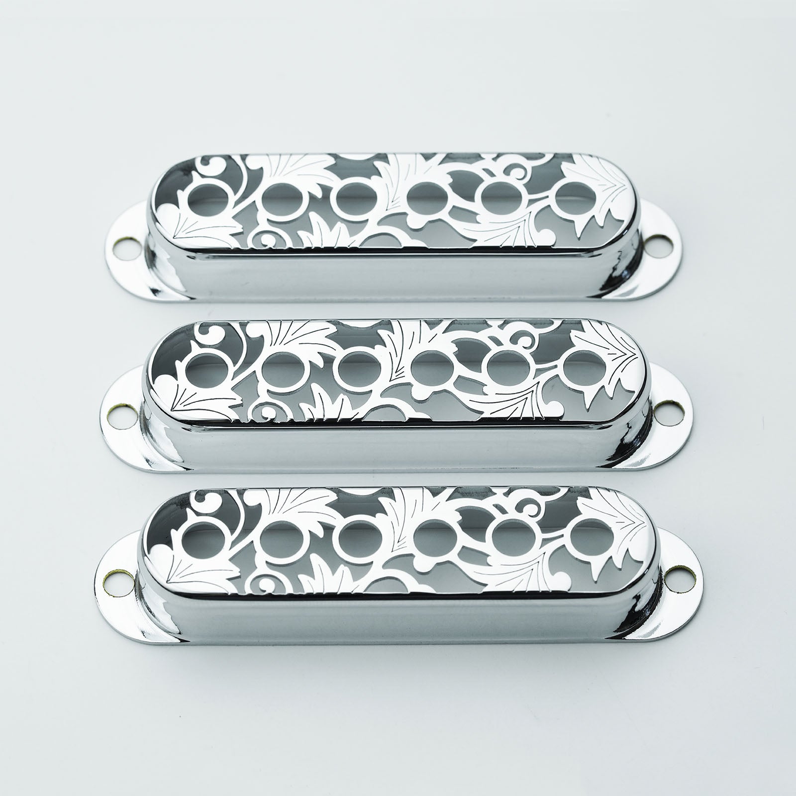 Single Coil Pickup Covers – Copper Hollow Design 52mm | Guyker