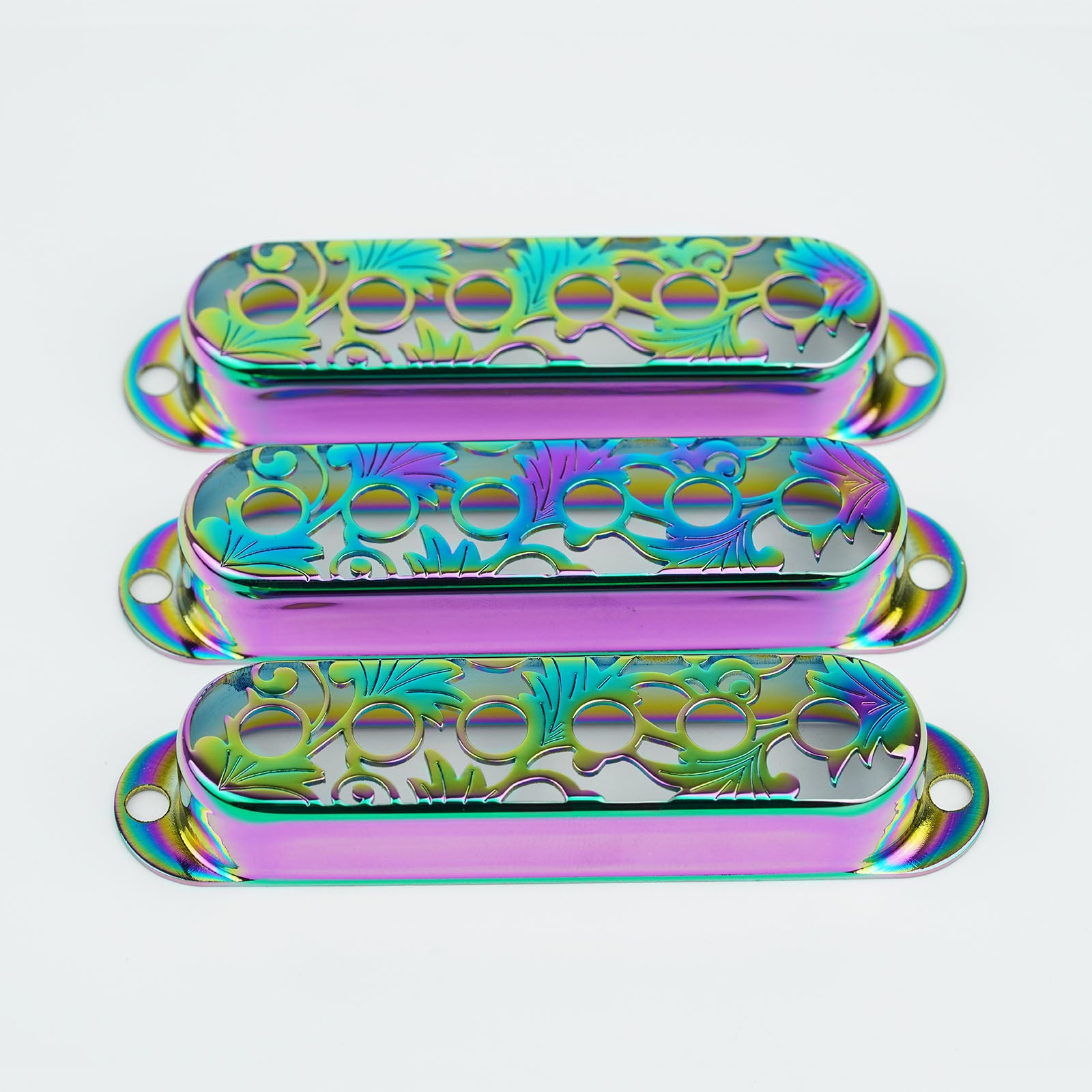 Single Coil Pickup Covers – Copper Hollow Design 52mm | Guyker