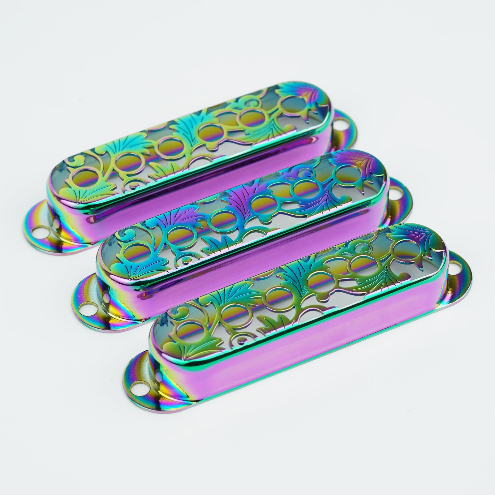 Single Coil Pickup Covers – Copper Hollow Design 52mm | Guyker